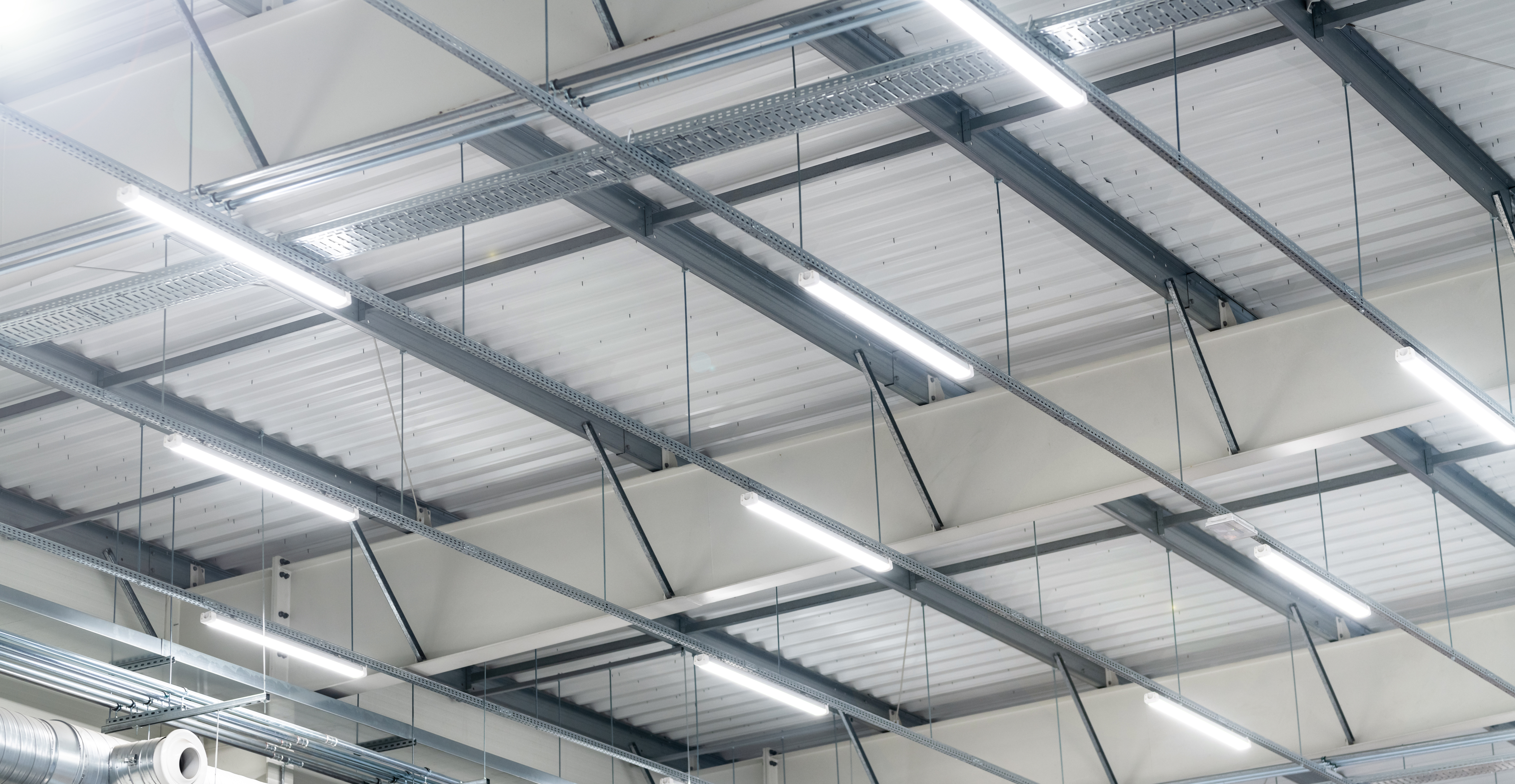 LED Lighting in Warehouse